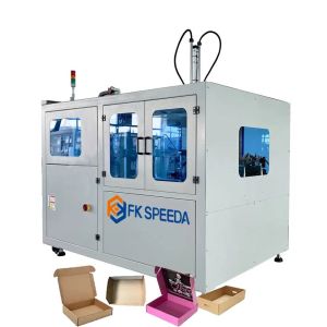 Cheap 500 kg FKT-10 Erecting Forming Sealing Packing Ce Box Folding Erector Machine Versatile for sale