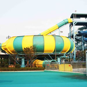 Customized Fun Aqua Park Fiberglass Water Slides Giant Space Water Slides for