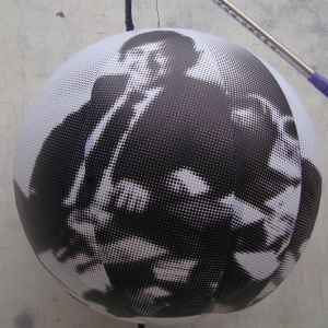 China Inflatable Planet Balloon Advertising Moon Ball Led Light Inflatable Moon