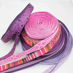 Cheap Special Gourd Webbing Straps Gourd webbing(narrow &amp; wide webbing)/colorful gourd webbing/jacquard gourd webbing for sale
