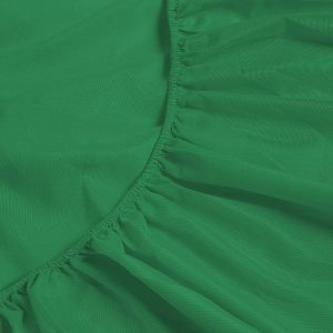 Embroidery Two Lines Bed Sheet Set 4pcs for USA 100% Polyester Microfiber