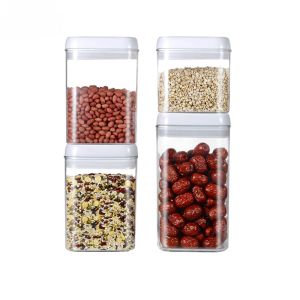 Easy Open Airtight Transparent Small Plastic Food Storage Container
