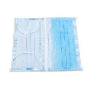 Anti Bacteria Disposable Face Masks With Elastic Earloop Or Ties On