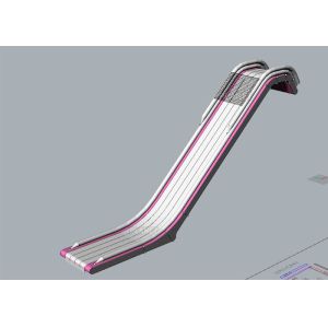 12M Floating PVC Tarpaulin 1000D Inflatable Yacht Slide