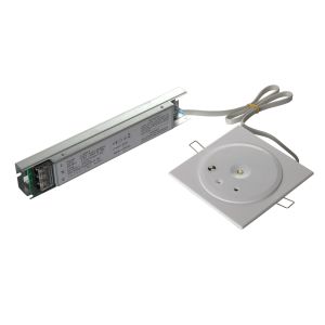 Non Maintained IP20 LED Recessed Emergency Light Fire Exit Signs 220V