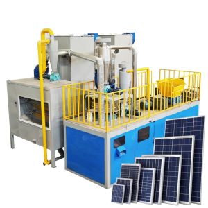 Efficiently Recycle Mono Solar Panels with PLC Controlled Crushing Separating