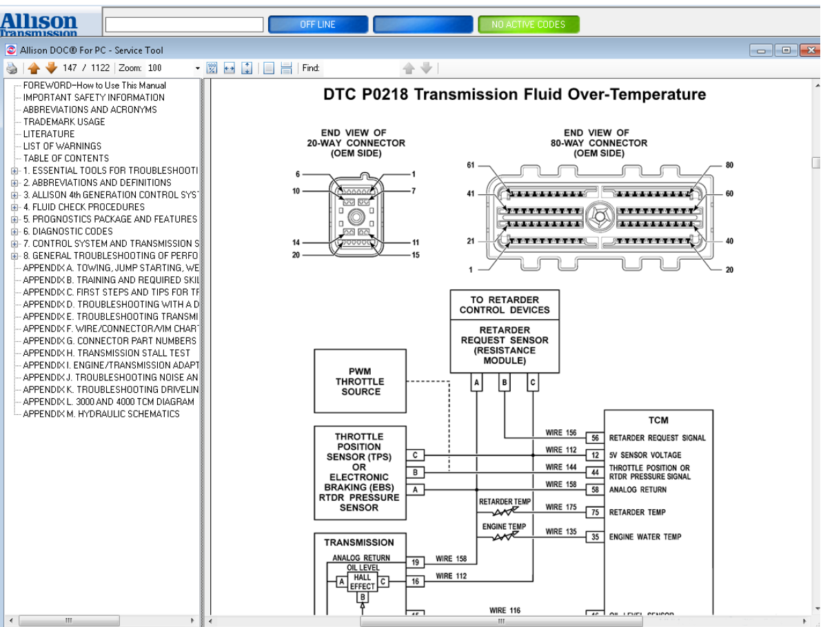 Allison DOC Premium V2024.11 Allison Transmission Diagnostic Software