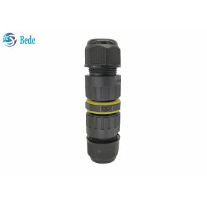 2 3 Pins 2 Channel 250V 24A Waterproof Cable Connectors M25 Quick Wiring