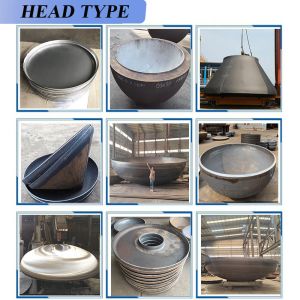 Customized Welding Connection Carbon Steel Elliptical Dished Head for Tank End