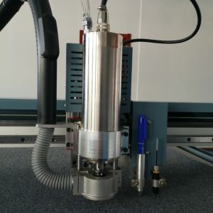 Blue Frame Silver Case Cutting Machine for Sewing Board Milling and CAD Apparel