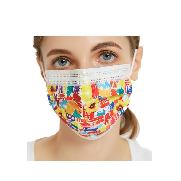 Cheap custom printed cotton allergy 3ply 4ply facial smoke face xhalation valve anti dusk mask bulk