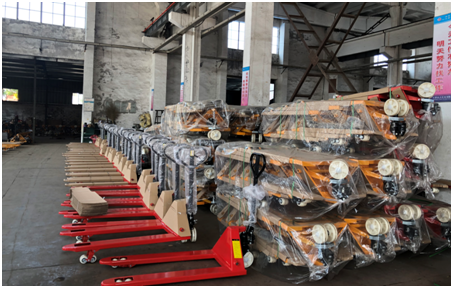 2T 2000kg 4409lb Hand pallet truck with guide wheel Manual pallet jack can be customized