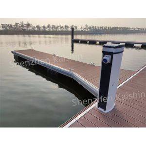Cheap Kaishin Aluminum Alloy Marine Floating Dock Waterproof Decking Harbour Dock for sale