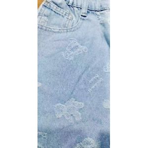 100% Cotton Printed Denim Fabric 7 Oz Shrink Resistant