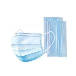 Medical Protective Disposable Face Mask 3 Ply Filter Melt Blown Fabric