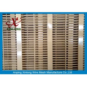 Jail Powder Sprayed Coating High Security Fence Dark Green 2000 * 3000mm