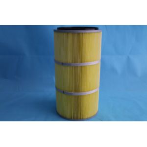 Oil Water Repellent Dust Filter Cartridge Not Sticky Customized Dimension