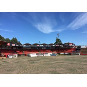 Cheap Polymer HDPE Fixed Stadium Seating Middle Backrest Simple Mounted Installation for sale