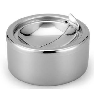 Cheap Wind Proof Cigarette Ashtray Silver Windproof smoking ashtray for sale