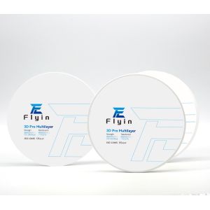 Dental Lab Cad Cam Zirconia Blocks 3D Pro Multilayer Pre Shaded For Open System