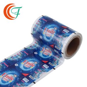 China PET PE Two Laminated Roll Film Plastic Washing Powder Soap Laundry Detergent on sale