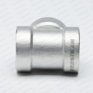 304 Stainless Steel Forged Pipe Fittings T Shaped Inner Thread Socket Welding