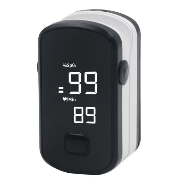 Quality CE Plastic Digital Fingertip Pulse Oximeter Removable Battery Power Supply wholesale