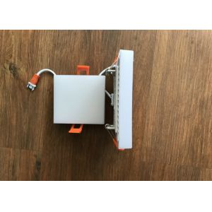 Frameless 6000K Square LED Slim Panel Light , High Lumen LED Round Ceiling Light