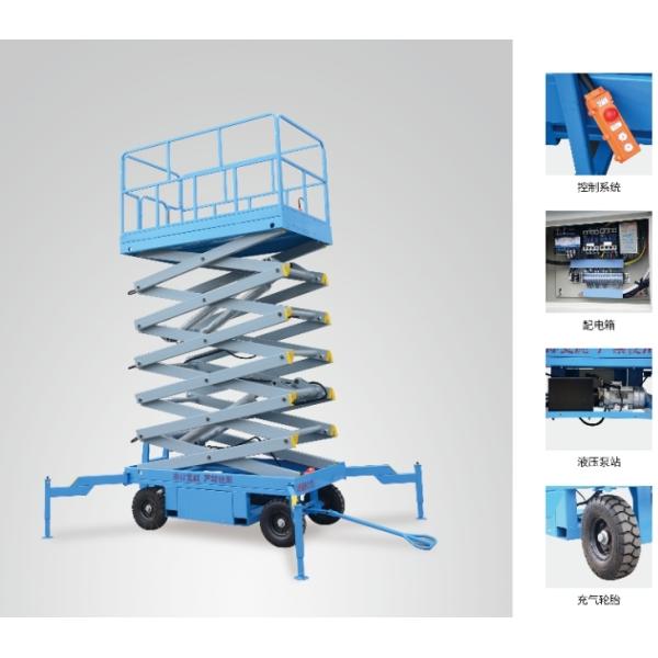 Convenient and Stable Mobile Scissor Lift for Aerial Work with Safety Guarantee