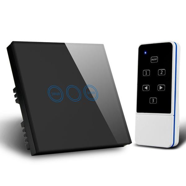 Quality Smart Home Zigbee Tuya Controller System 3 Gang Smart Switch Touch Panel Switch For Google&Alexa wholesale