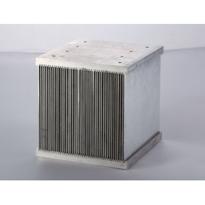 China Aluminum 6063/6061 Skiving Heatsink Anodizing Copper Pipe Heatsink Customized on sale