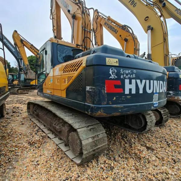 Hyundai 225 Used Excavating Equipment Large Second Hand Construction Machinery Digger