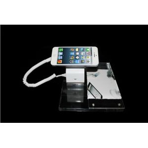 COMER antitheft locking devices for gsm Cell phone stand with price tag acrylic