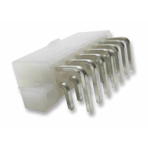 Mini Fit Jr. Header Automotive Wire Connectors PCB Mounting Flange 039291148