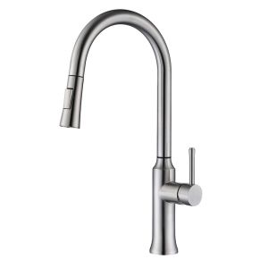 HOMEKA Smart Kitchen Faucet Pull Down Type Dual Function Spray Head For Sink