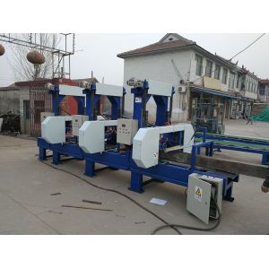 Multiple Heads Horizontal Band Resaw Machine/6 heads Timber cutting bandsaw Mill