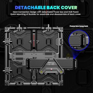 Easy Installing P2.5 2.9 P3.91 7680HZ Rental Video Wall Event Backdrop Outdoor