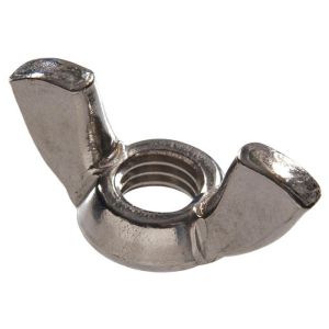 Stainless Steel Metal Nut M6 M10 B8 B8M B8T Edged Butterfly Wing Nut DIN314