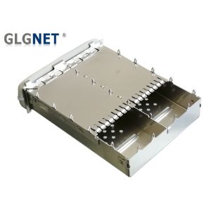 QSFP14 SFP Cage Connector 2 Port 1x2 Ganged 40G Ethernet Applied With EMI Gasket