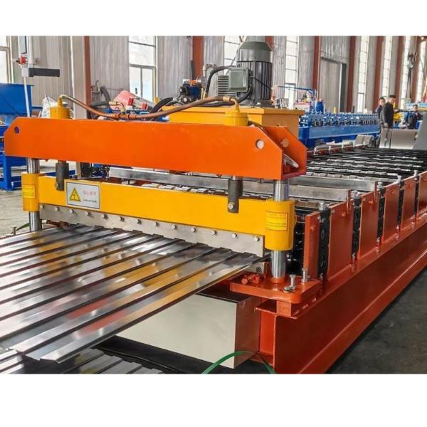 0.3-0.5mm Thickness PPGI Liner Cladding Roll Forming Machine Metal Roof Sheet
