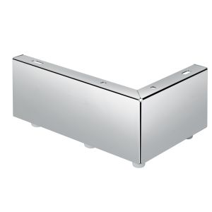 80mm high glossy shiny corner sofa feet top quality chrome sofa feet SL-113