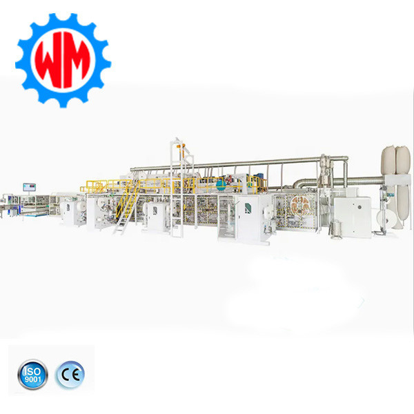 Quality Advanced High Efficiency Underpad Panty Liner Making Machine with CE wholesale