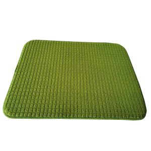 All Polyester Foldable Kitchen Microfiber Dish Drying Mat Reversible Table Mat