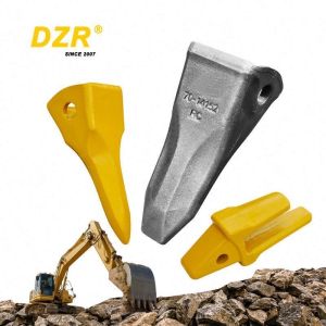 China 1U3352 Bucket Teeth Hardness HRC47-60 for Excavator 7T3402rc Tooth Rock Mini Yellow on sale