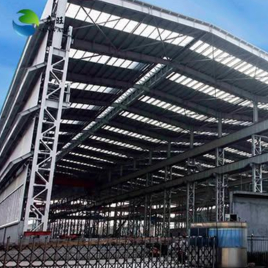 Quality Prefabricated Steel Warehouse with Section Column Main Structure and Round Pipe or Square Tube Tie Beam Designed with CAD, Tekla, Sketchup, Pkpm, Bim Software wholesale