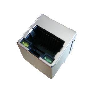 Cheap 51F-1204GYD2NL Vertical Rj45 With Integrated Magnetics 10/100Mbps for sale