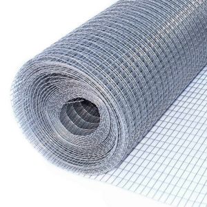 0.6mm Diameter Electro Galvanized Welded Wire Mesh 40x40mm