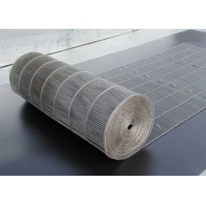 Chocolate Enrober Food Machine Ss Wire Mesh Conveyor Belt Customized Width