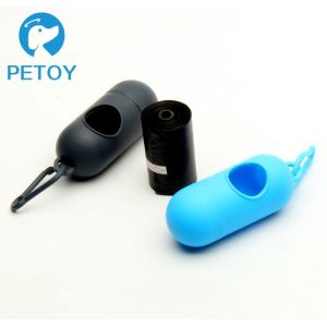 Portable Dog Biodegradable Poop Bags / Dog Waste Poop Bags Customized Size