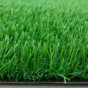 Hotel Garden Synthetic Residential Fake Grass Mat Luxury With Good Gloss
